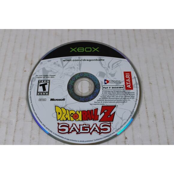 Dragon Ball Z: Sagas (Microsoft Xbox, 2005) authentic, game disc only, tested - Picture 1 of 6